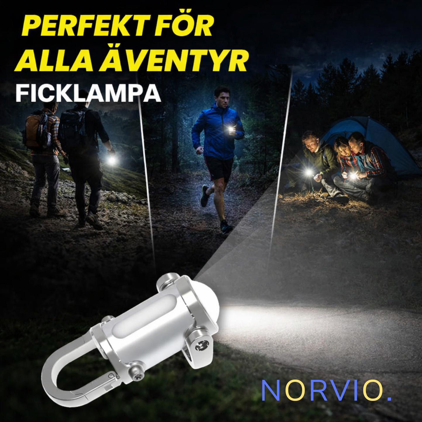 Norvio | Nyckel Ficklampa - din vän i mörkret
