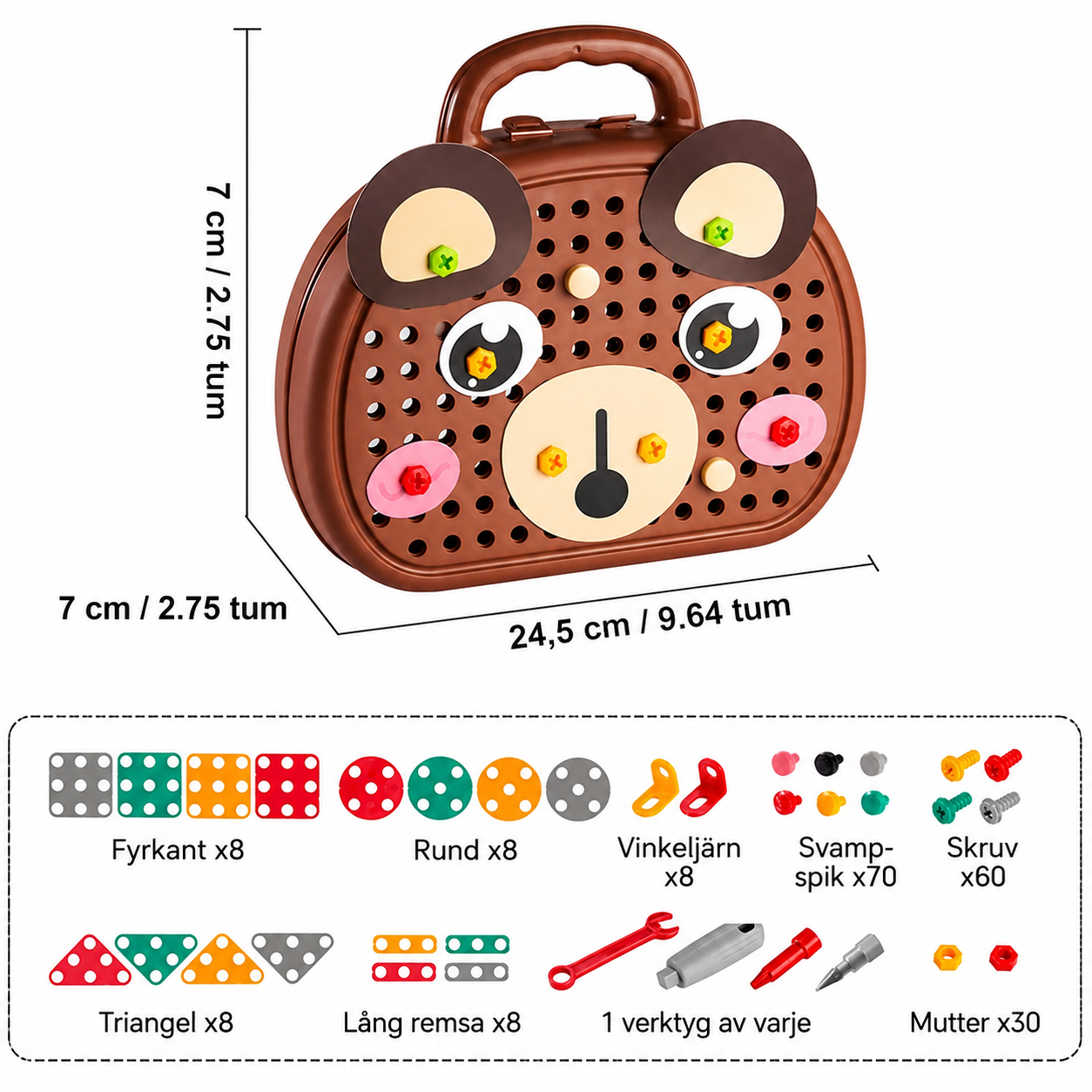 Norvio | Montessori ByggBox™ - Förbättra motoriken