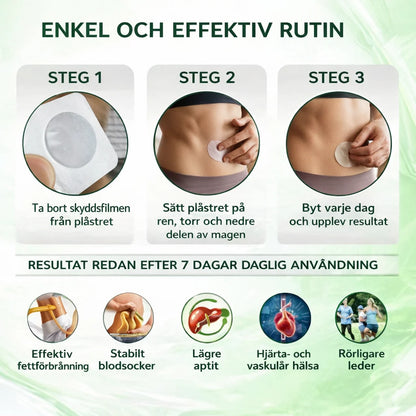 Norvio | BodyBalance™ Slankningsplåster | Gå ner upp till 10 kg och minska ledvärk på 14 dagar