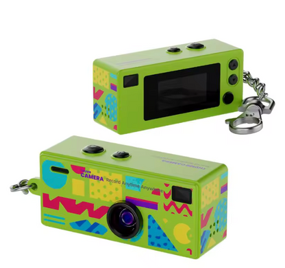Norvio TumKamera™ | Retro minidigitalkamera | Vintage fickkamera med nyckelring