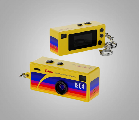 Norvio TumKamera™ | Retro minidigitalkamera | Vintage fickkamera med nyckelring