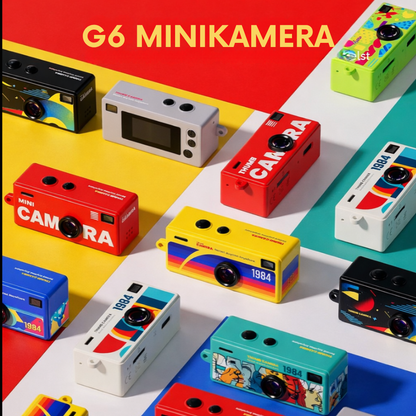 Norvio TumKamera™ | Retro minidigitalkamera | Vintage fickkamera med nyckelring