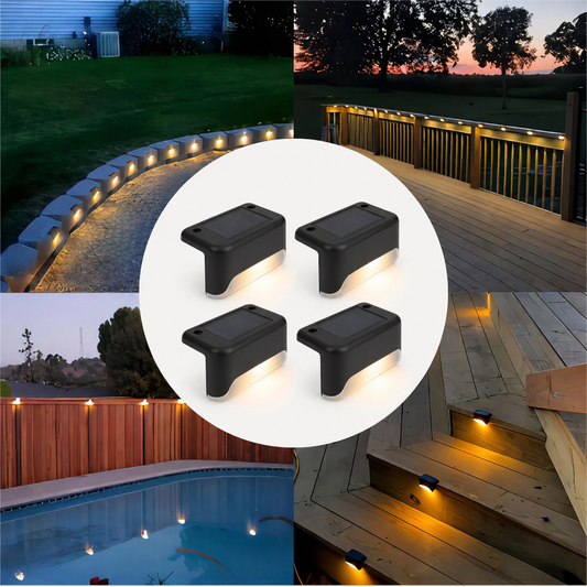 Norvio | LumiStep™ – Automatisk Belysning för Trappa & Uteplats - 4-pack