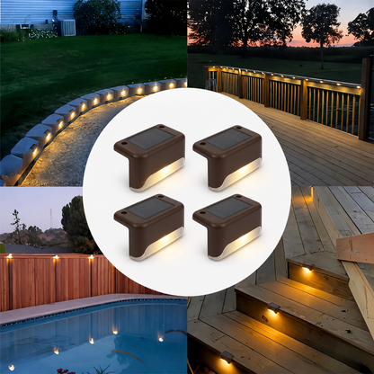Norvio | LumiStep™ – Automatisk Belysning för Trappa & Uteplats - 4-pack
