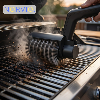 Norvio | GrillBorste Pro™ | Elektrisk Grillrengörare med Kraftfull Motor