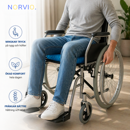 Norvio | SittSmart™ Komfortkudde – Sitt bekvämt i timmar utan smärta