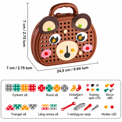 Norvio | Montessori ByggBox™ - Förbättra motoriken