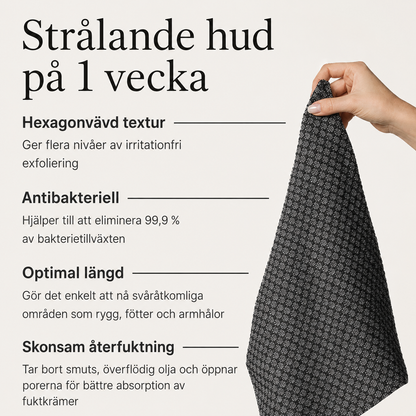 Norvio | SilkScrub™ - Japansk exfolierande tvättduk med extra lång livslängd