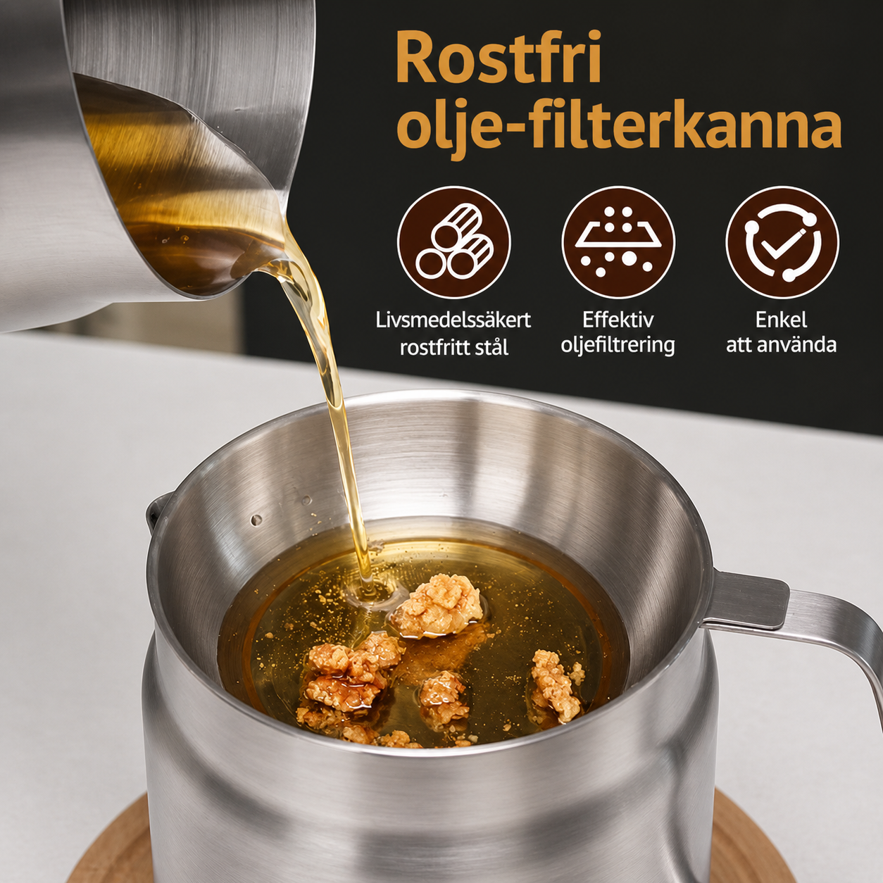 Norvio | OljeRen™ - Smartare Fritering Med Mindre Oljespill