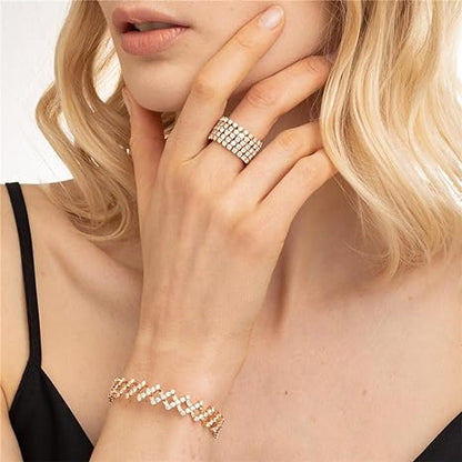 Konvertibel Ring & Bracelet – Elegant och Hänförande Smycke