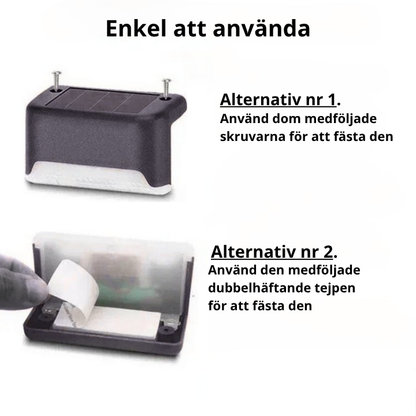 Norvio | LumiStep™ – Automatisk Belysning för Trappa & Uteplats - 4-pack