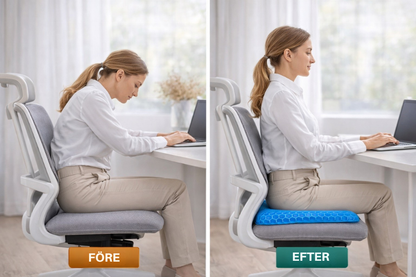 Norvio | SittSmart™ Komfortkudde – Sitt bekvämt i timmar utan smärta