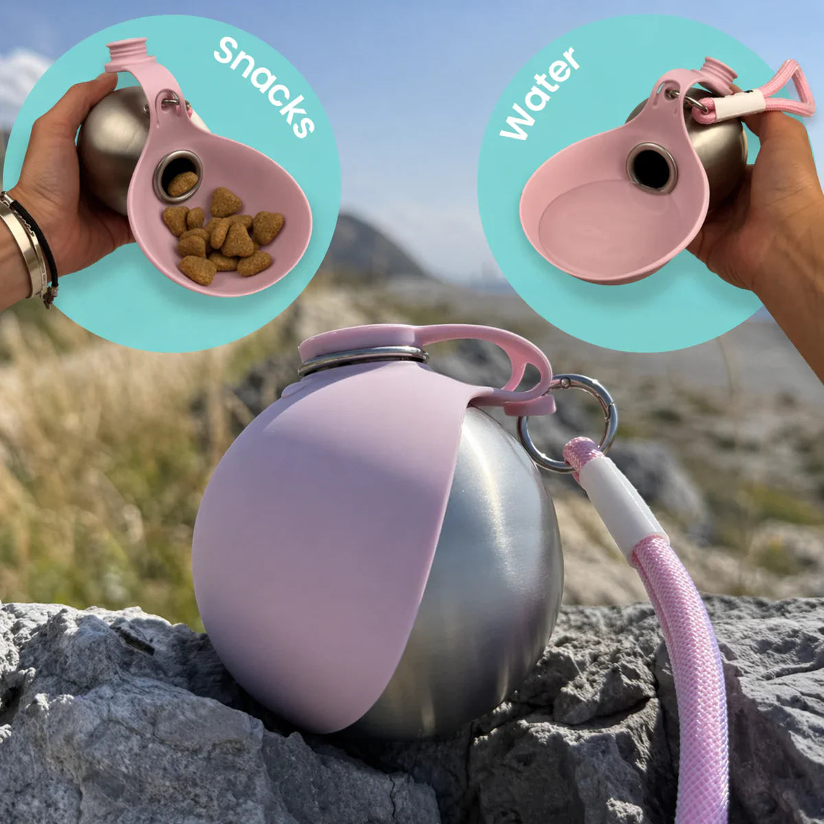 PawDrop Pro | Den smarta vattenflaskan som alltid är redo — precis som din hund.
