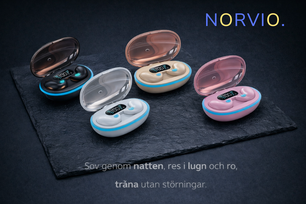 Norvio | TystTech™ Ljuddämpande Öronproppar – För Sport, Fokus & Sömn