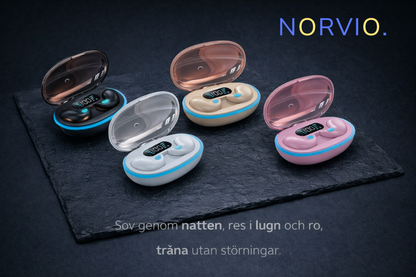 Norvio | TystTech™ Ljuddämpande Öronproppar – För Sport, Fokus & Sömn