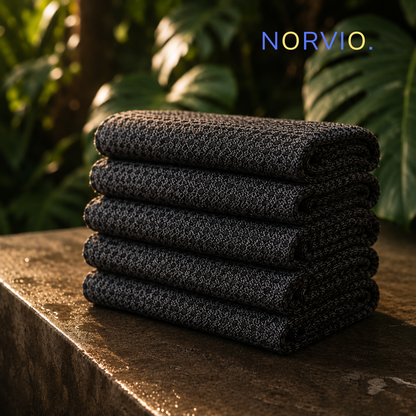 Norvio | SilkScrub™ - Japansk exfolierande tvättduk med extra lång livslängd