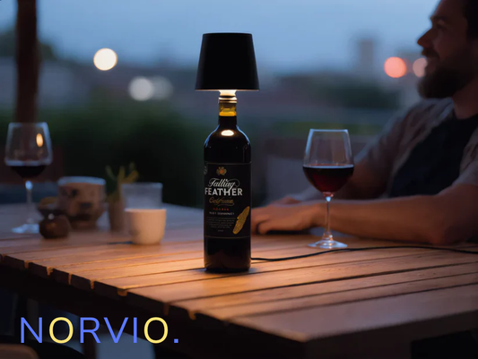 Norvio | FlaskGlow™ – Trådlös Flasklykta