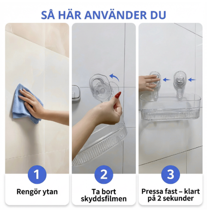 Norvio – Självhäftande vägghylla för kök och badrum