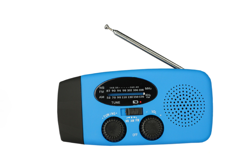 Norvio Nödradio™ | 2000 mAh inbyggd Powerbank, Ficklampa och Solceller