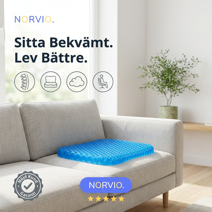 Norvio | SittSmart™ Komfortkudde – Sitt bekvämt i timmar utan smärta