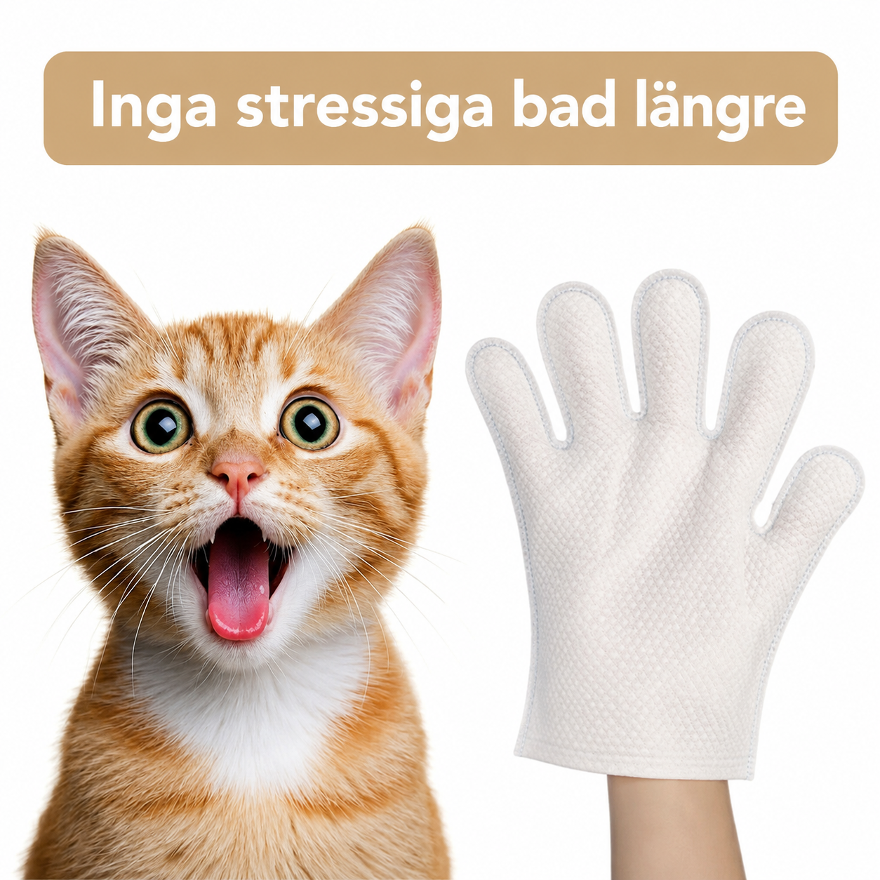 PetGlove – Rengörande Handskdukar med Kokosolja