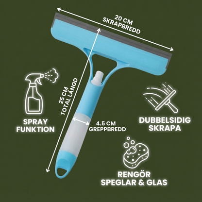 Norvio | SnabbKlar™ – 3-i-1 Glasrengörare | 2+1 GRATIS
