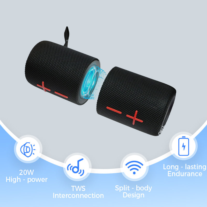 Norvio |🔥2-i-1 Magnetisk delbar Bluetooth-högtalare