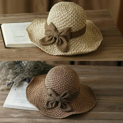 🧢 50% RABATT! 👒 Stråhatt Med Retrobåge – Hopfällbar, Andningsbar & Perfekt För Resor & Sommardagar ☀️