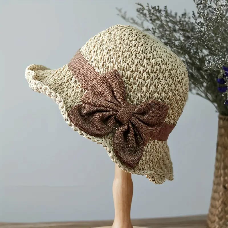 🧢 50% RABATT! 👒 Stråhatt Med Retrobåge – Hopfällbar, Andningsbar & Perfekt För Resor & Sommardagar ☀️